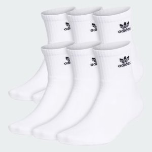 Adidas三叶草袜子6双