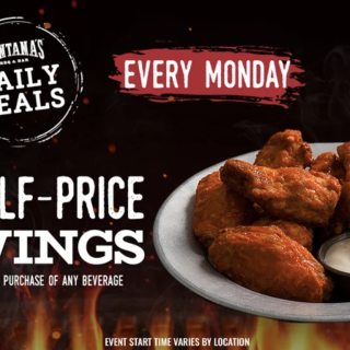 Montanas🍗周一特惠🎉鸡翅半价特惠...