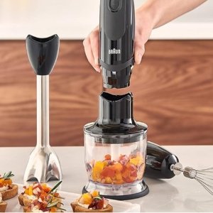 6折 $49.99起Braun 不锈钢搅拌料理套装