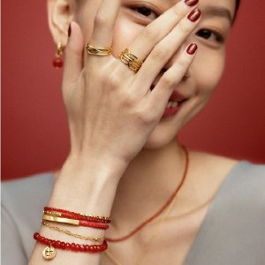 Monica Vinader 抄底 | 小红绳$82(昨天$102)、串珠项链$85