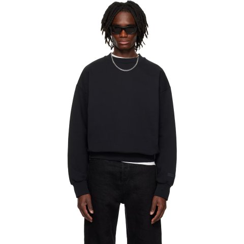 Black Classic Crewneck Sweatshirt