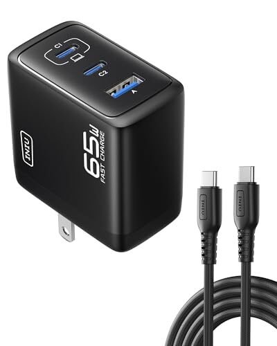 INIU 65W快充三口USB-C充电器