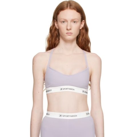 紫色 Runner 运动文胸