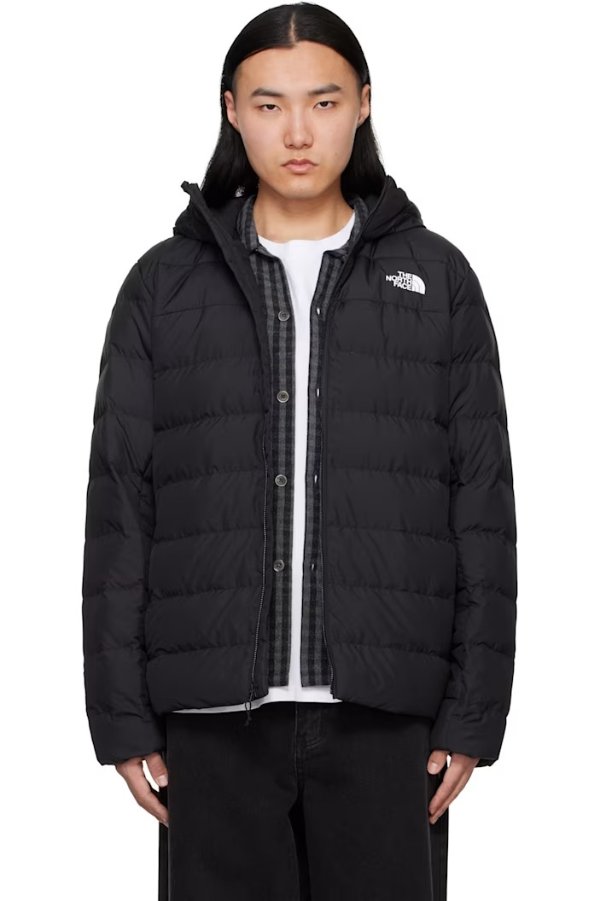 黑色 Aconcagua 3 连帽羽绒服

