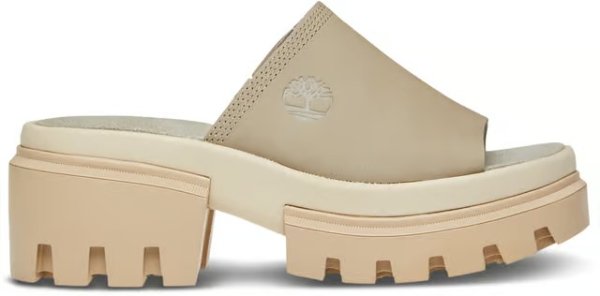 Timberland 粗跟鞋拖