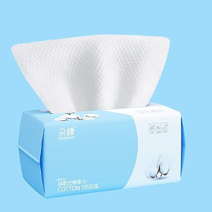 Rouceyxin 100%棉质 干湿两用深层清洁巾