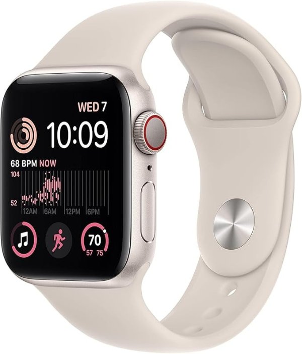 （翻新）Apple Watch SE（第二代）（GPS + 蜂窝网络，40 毫米）