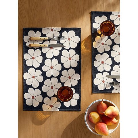 复古雏菊挂毯餐垫 2件套