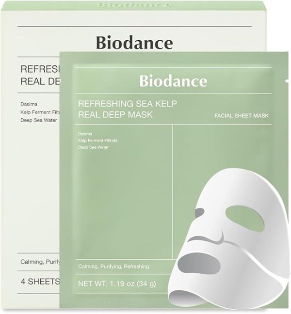 BIODANCE 海藻镇静舒缓面膜x4