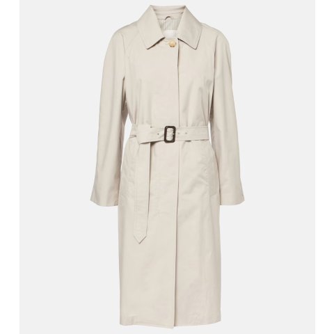 Max MaraCube Orleans 腰带斜纹布外套