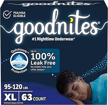 Goodnites 男宝夜用安睡裤