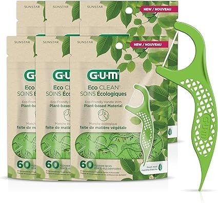 GUM Eco Clean 牙线棒