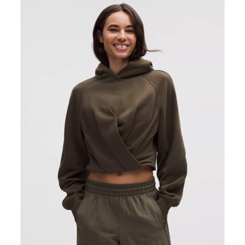 Scuba 短款裹身连帽衫