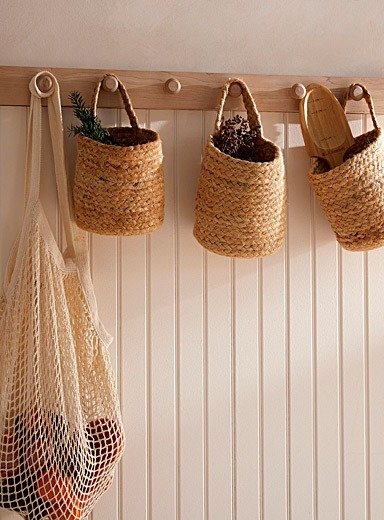 小号黄麻菜篮子 3个装