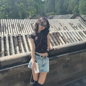 Alexander Wang小碎花短袖