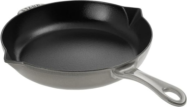 STAUB 10寸 平底铸铁锅