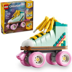 LEGO乐高 3合1复古旱冰鞋滑板拼搭套装