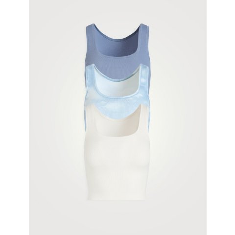 SKIMS棉质罗纹背心套装