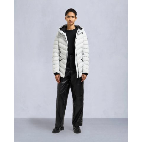 ROCKCLIFF 收腰连帽羽绒服