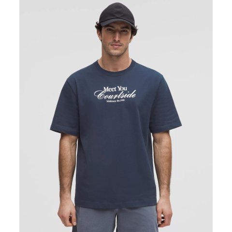 Lululemon4色可选 断码ingTennis Club 纯棉短袖T恤