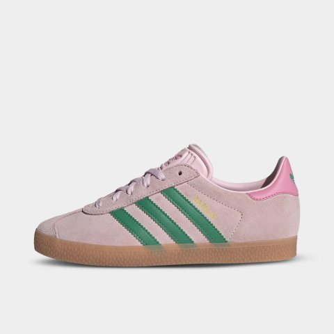 Adidas7码 反差色更吸睛 Gazelle 大童粉绿德训