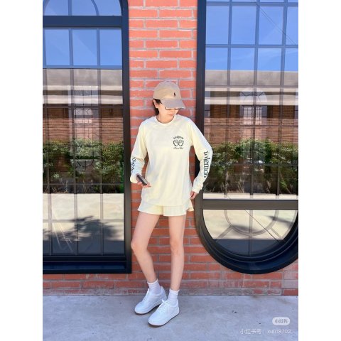 Lululemon防晒罩衫Tennis Club 长袖T恤 撞色