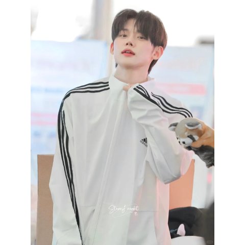 男款三条杠夹克