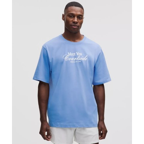 Lululemon仅剩大码Tennis Club 棉T恤 重磅