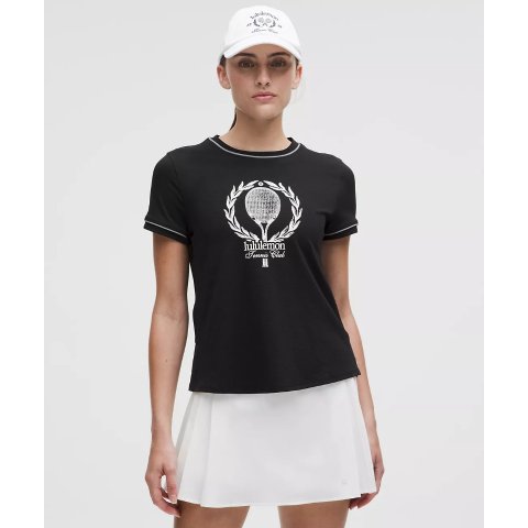 Lululemon正肩款Tennis Club 圆领短袖T恤