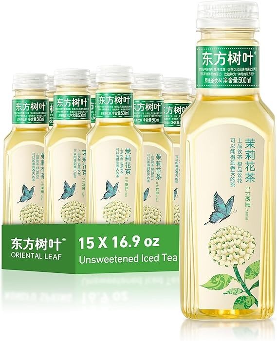 东方叶无糖冰茶 - 瓶装茉莉花茶