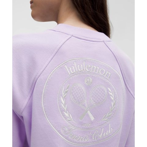 LululemonTennis Club 法式圆领卫衣