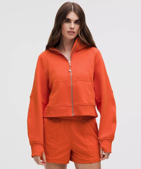 Scuba 宽松连帽拉链衫