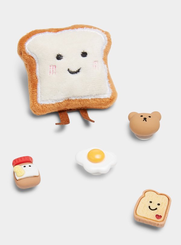 卡通鞋花 5件套