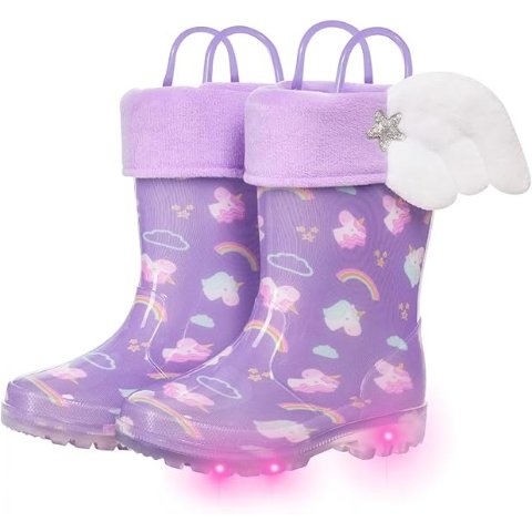 FUNCOO PLUS 儿童加绒雨靴 防水