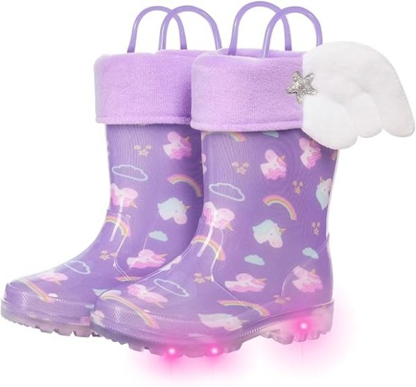 FUNCOO PLUS 儿童加绒雨靴 防水