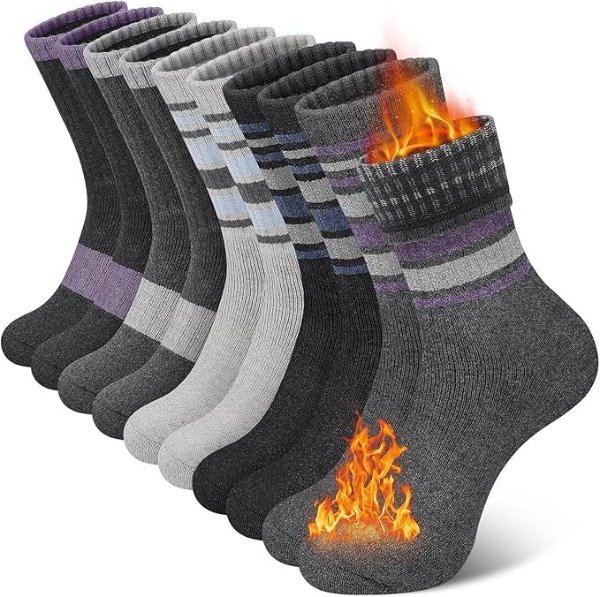 SIMIYA 美利奴羊毛袜 加厚 5双