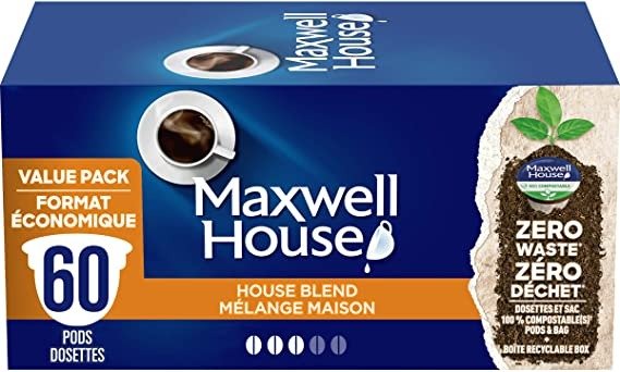 Maxwell House 混合咖啡胶囊60个装