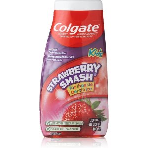 Colgate儿童液体牙膏+涑口液 草莓味 100ml