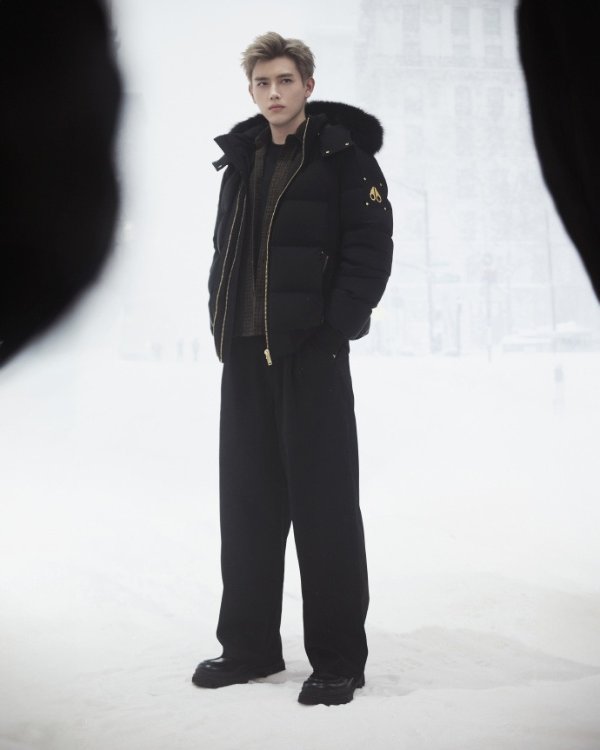 Stagg 男士黑色羽绒夹克