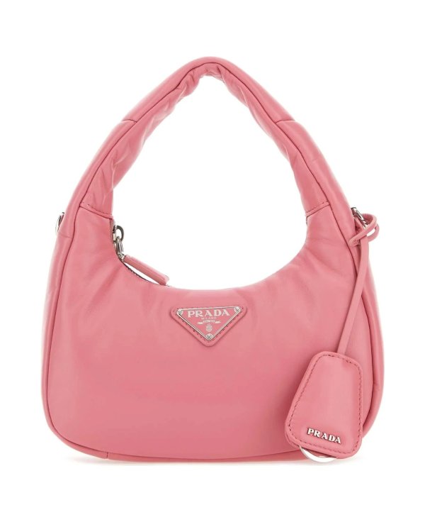 Prada Mini手袋 粉色小牛皮