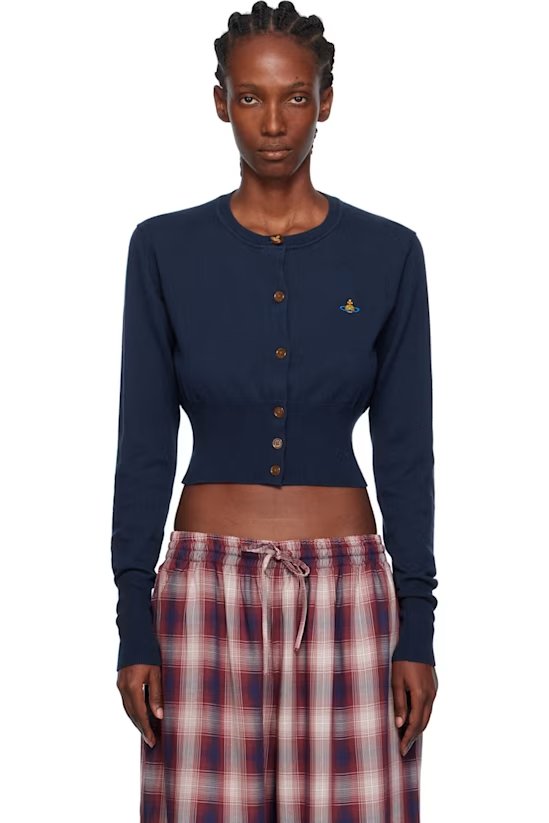 Navy Bea 短款开衫