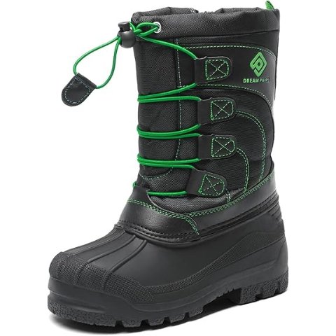 DREAM PAIRS 儿童防水雪地靴