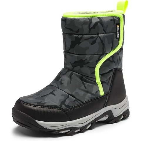 DREAM PAIRSDREAM PAIRS 儿童防水雪地靴 毛绒内衬