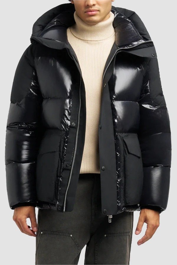 3Q Briar 男士羽绒夹克 黑色