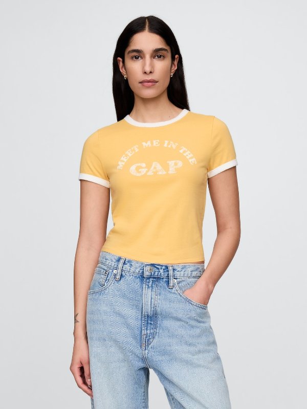 Cotton Jersey 标志婴儿T恤