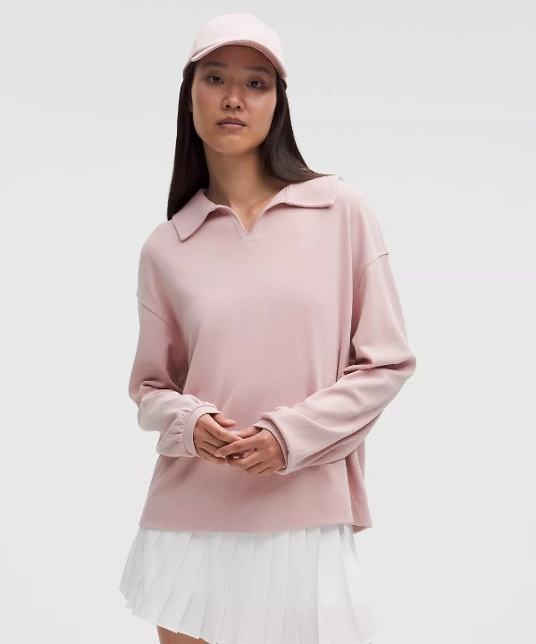 Softstreme 长袖Pique宽松Polo衫