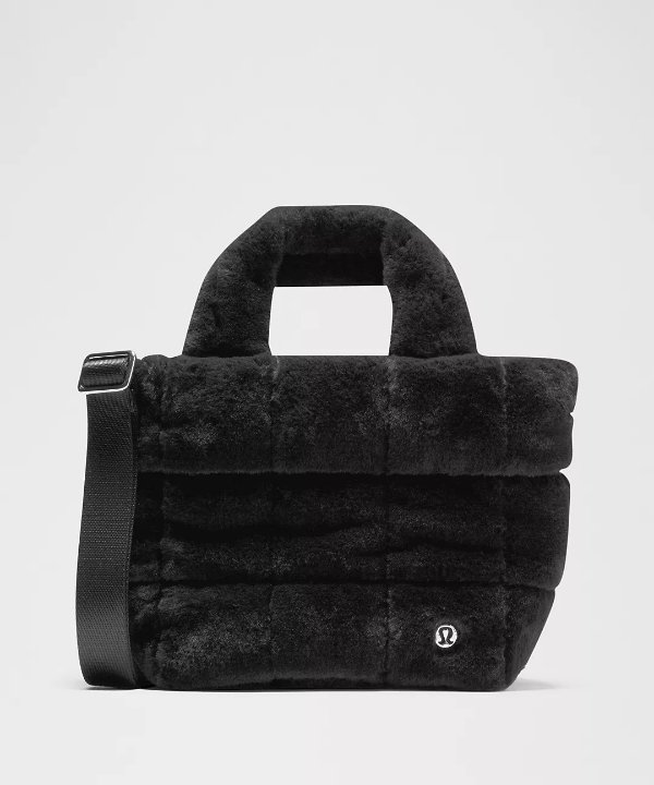 Quilted Mini托特包 5L绒毛
