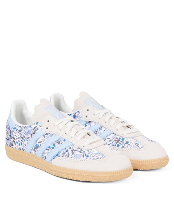Adidas Samba 花卉款运动鞋