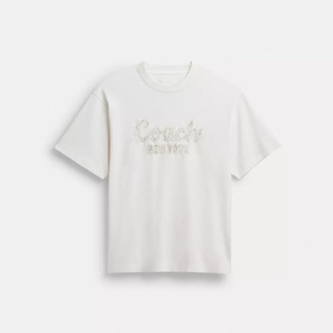 Coach 刺绣T恤 有机棉