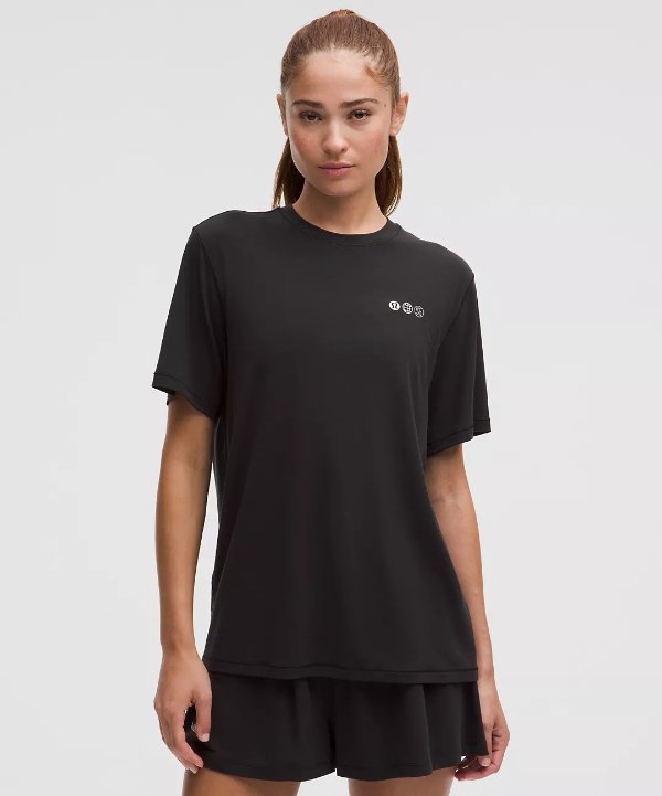 Jersey 图案短袖运动衫